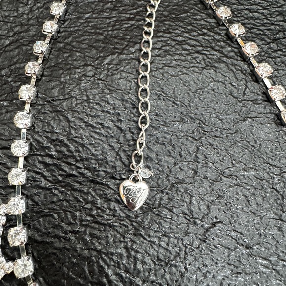 Betsy Johnson NEW Rhinestone Bib Necklace “Ballerina Rose” - Picture 6 of 7